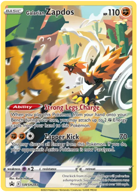 Galarian Zapdos - Sword & Shield Promo