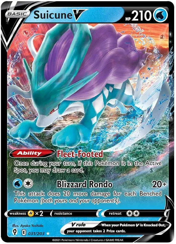 Suicune V - Evolving Skies