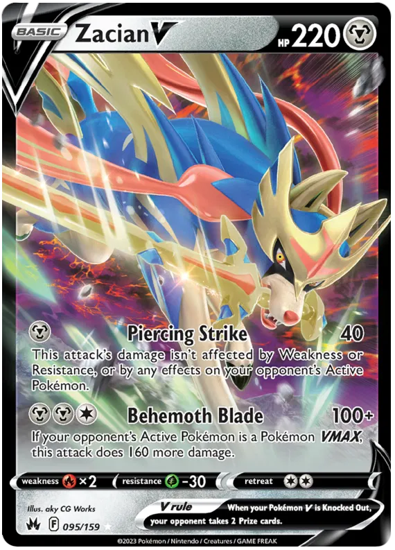 Zacian V - Crown Zenith