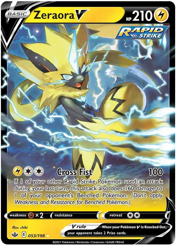 Zeraora V - Chilling Reign