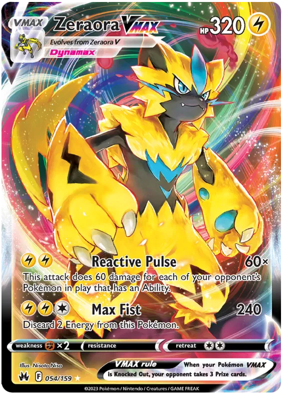Zeraora VMAX - Crown Zenith
