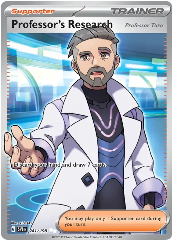 Professor's Research Full Art - Scarlet Violet Base Set