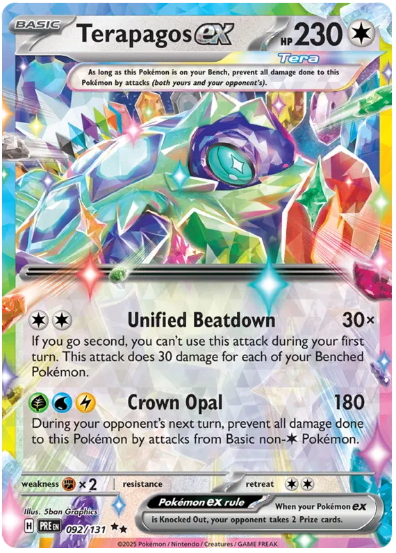 Terapagos EX - Prismatic Evolutions
