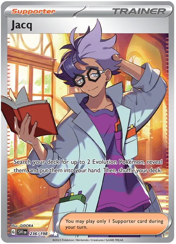 Jacq Full Art - Scarlet & Violet Base Set