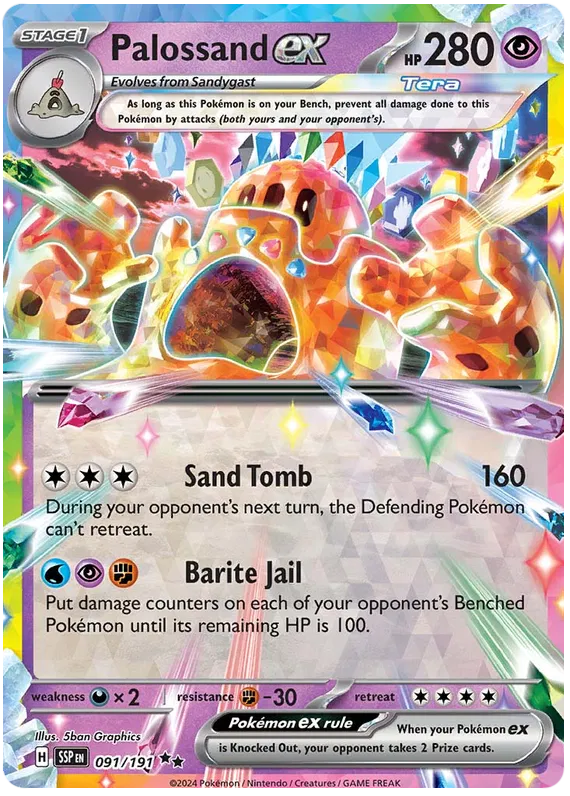 Palossand EX - Surging Sparks