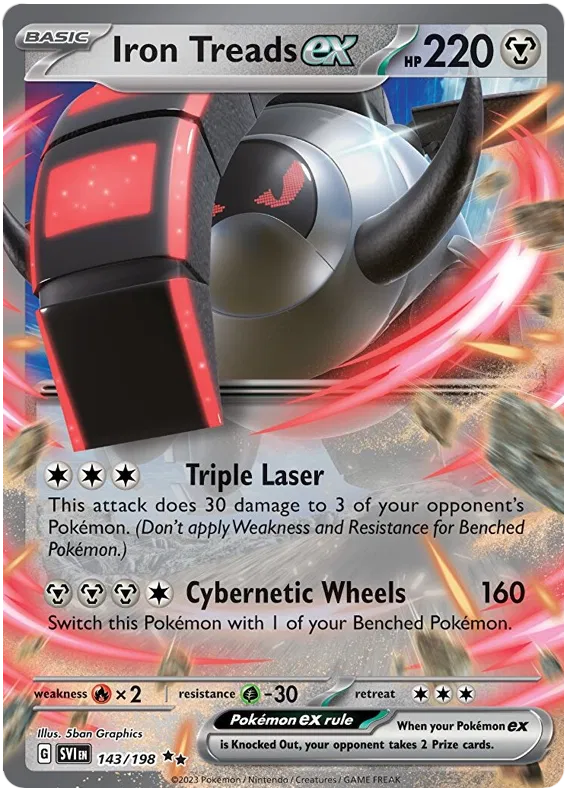 Iron Treads EX - Scarlet & Violet Base Set