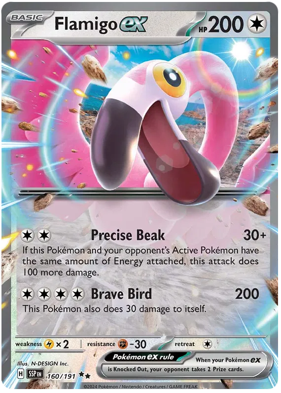 Flamigo EX - Surging Sparks