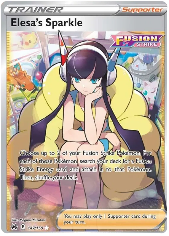 Elesa's Sparkle Full Art - Crown Zenith