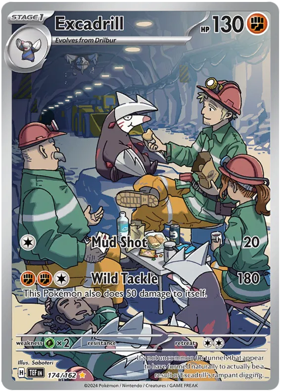 Excadrill Illustration - Temporal Forces