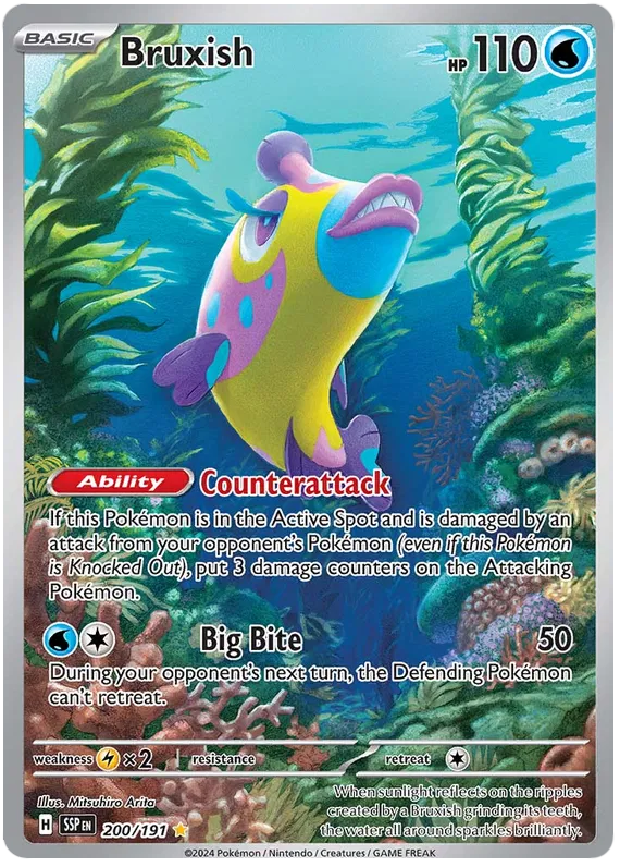 Bruxish Illustration - Surging Sparks