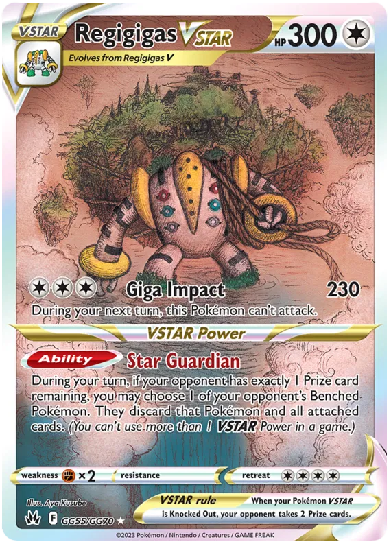 Regigigas VSTAR Galarian Gallery - Crown Zenith