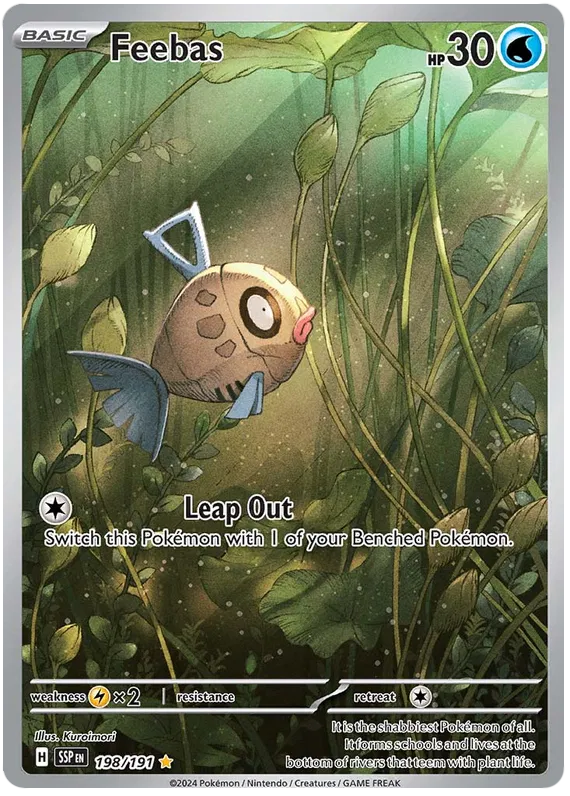 Feebas Illustration - Surging Sparks