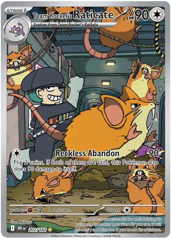 Team Rocket's Raticate - Destined Rivals