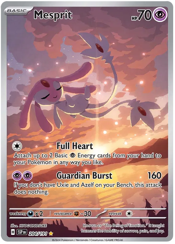 Mesprit Illustration - Surging Sparks