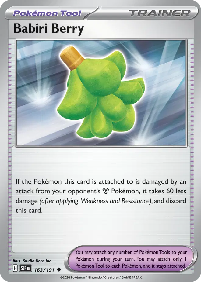 Babiri Berry Reverse Holografico - Surging Sparks