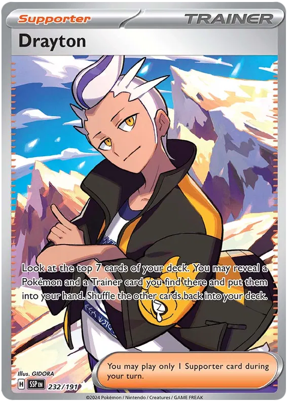 Drayton Full Art - Surging Sparks