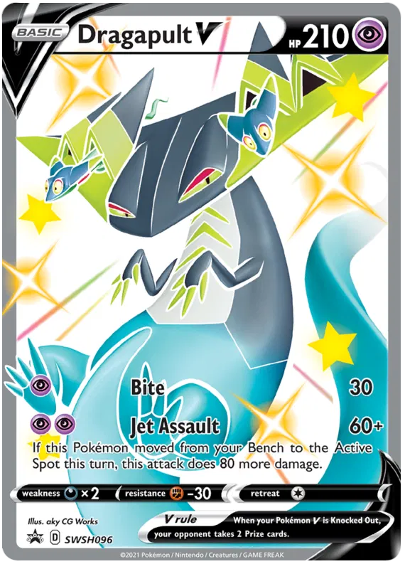 Dragapult V Shiny Full Art - Sword & Shield Promo