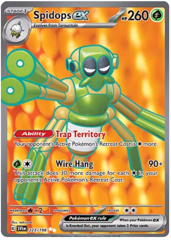 Spidops EX Full Art - Scarlet & Violet Base Set