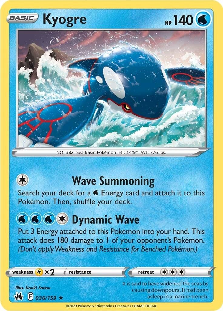 Kyogre (Cosmos Holo) - Sword & Shield Promo