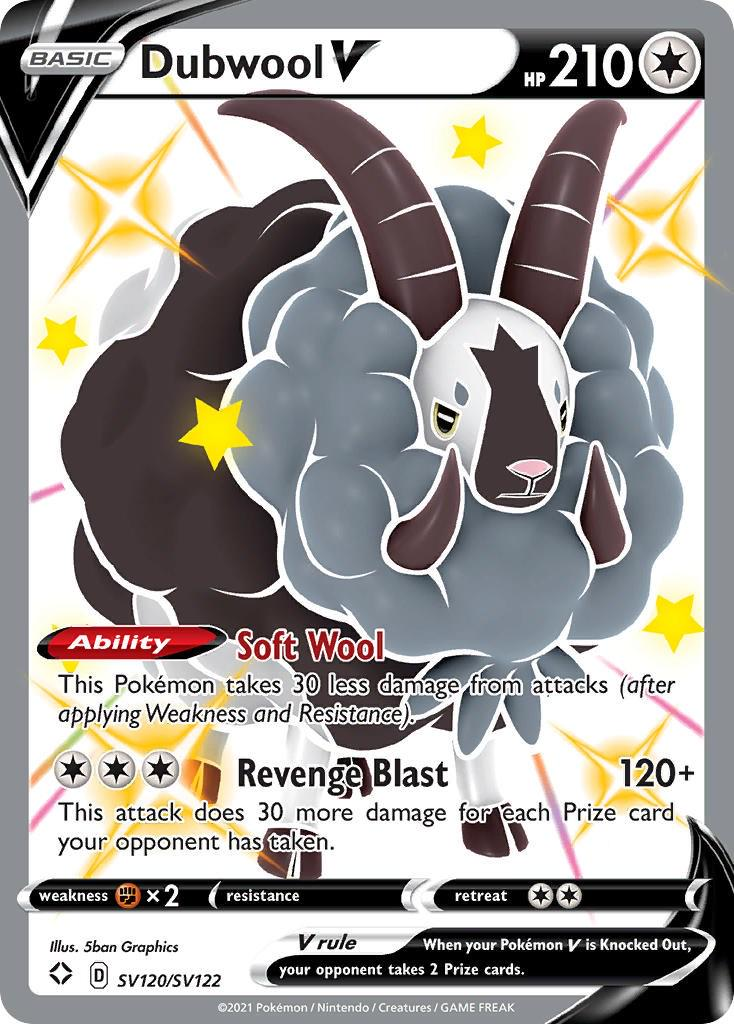 Dubwool V Full Art Shiny - Shining Fates