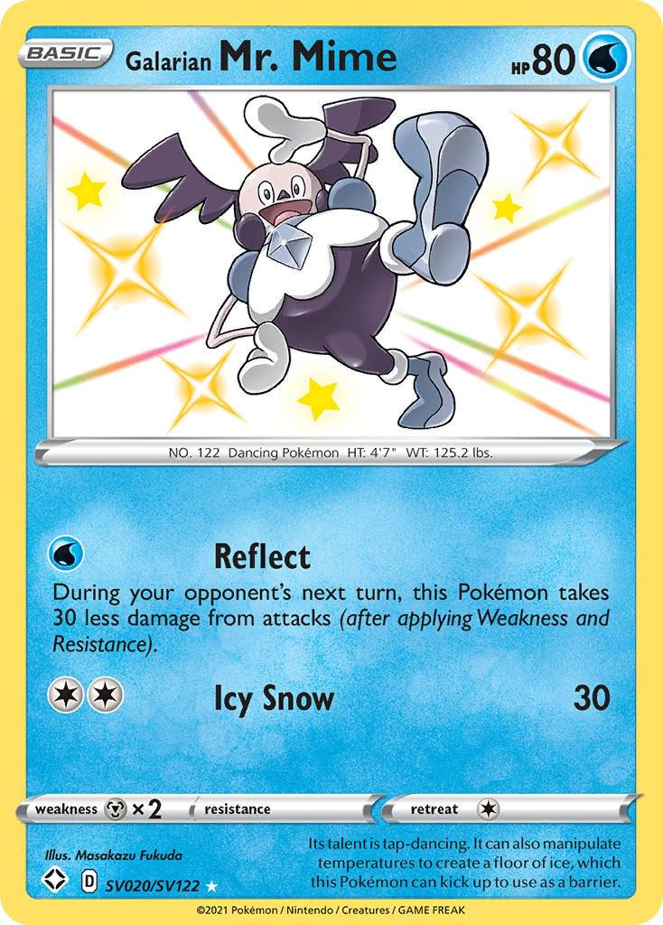 Galarian Mr. Mime Shiny - Shining Fates