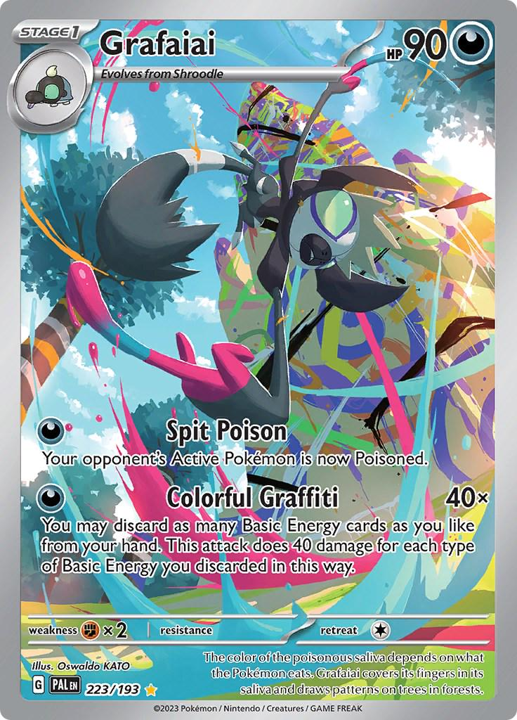 Grafaiai Illustration - Paldea Evolved