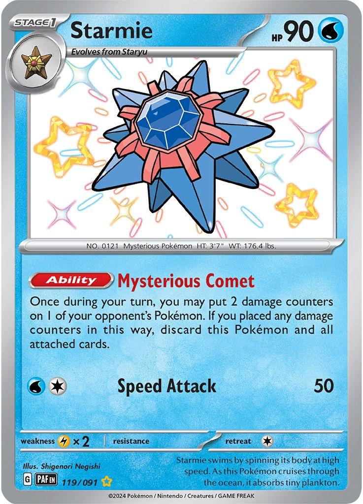 Starmie Shiny - Paldean Fates
