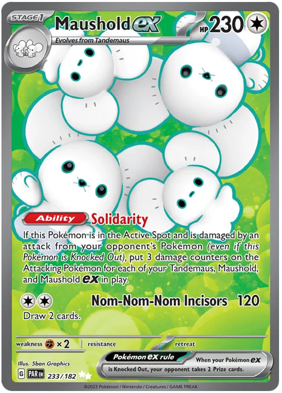 Maushold EX Full Art - Paradox Rift