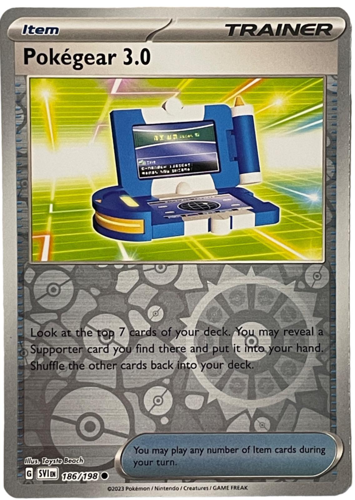 Pokegear 3.0 Reverse Holografico - Scarlet & Violet Base Set