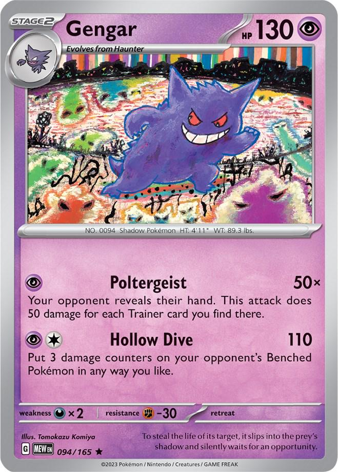 Gengar Holografico - Pokemon 151