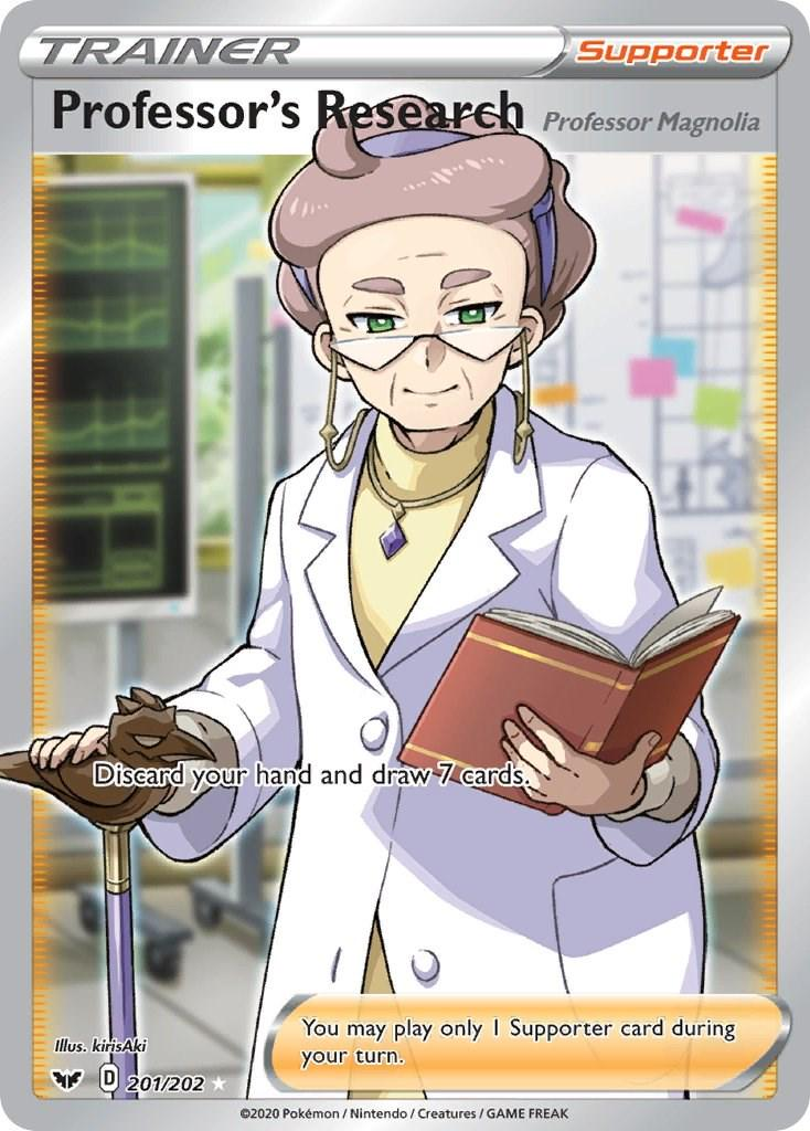 Professor's Research (Magnolia) Full Art - Sword & Shield Base Set