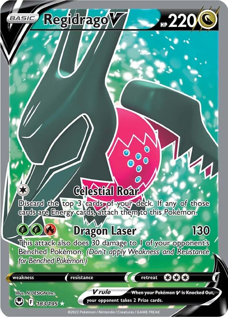 Regidrago V Full Art - Silver Tempest