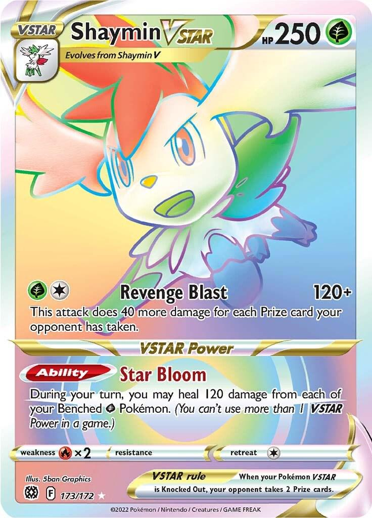 Shaymin VSTAR Rainbow - Brilliant Stars