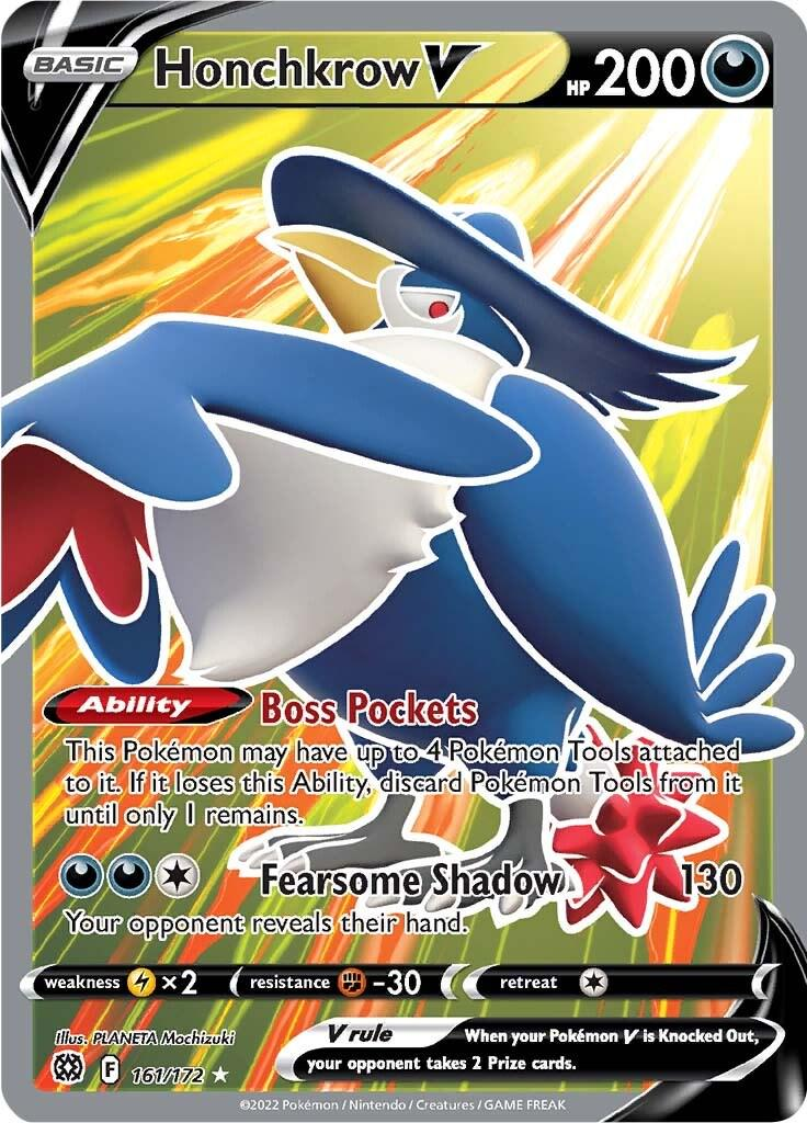 Honchkrow V Full Art - Brilliant Stars