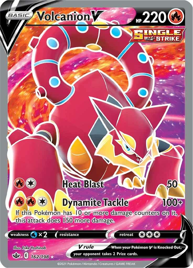 Volcanion V Full Art - Chilling Reign