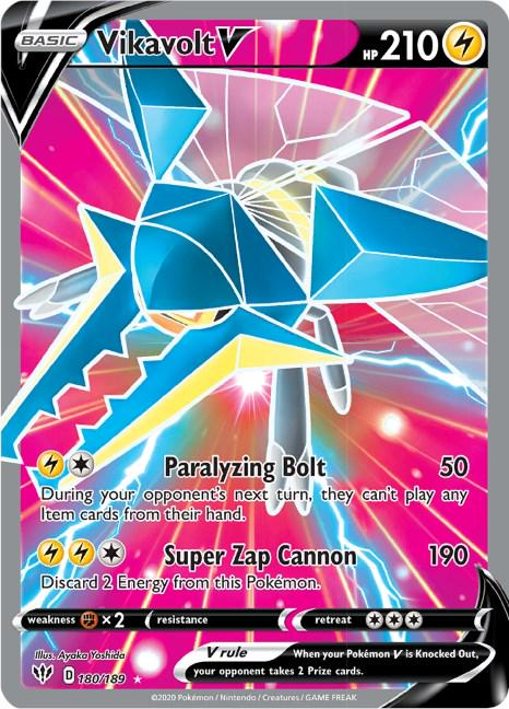 Vikavolt V Full Art - Darkness Ablaze