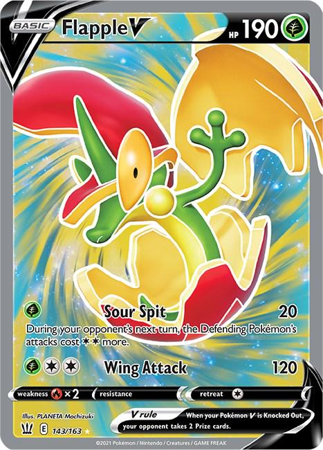 Flapple V Full Art - Battle Styles