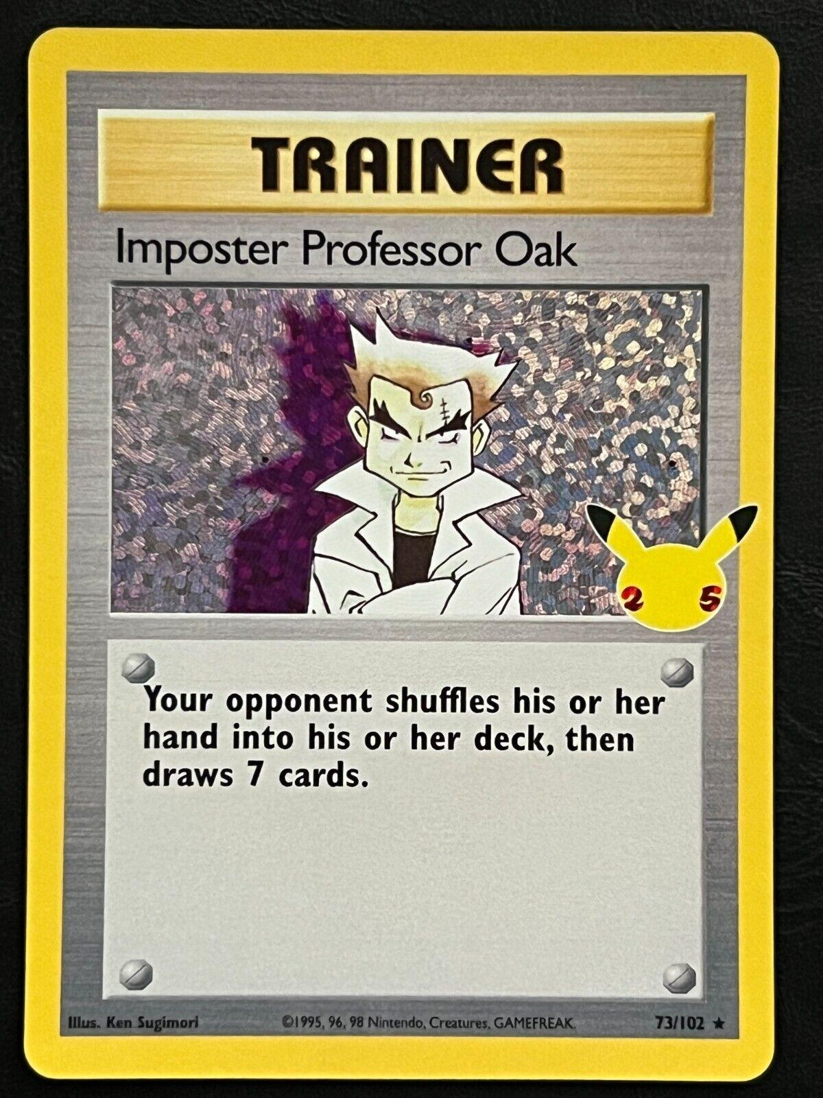 Imposter Professor Oak - Celebrations
