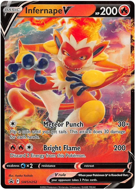 Infernape V - Sword & Shield Promo