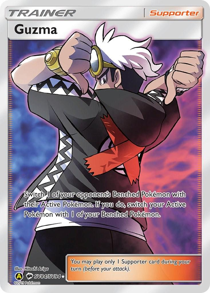Guzma Full Art - Hidden Fates