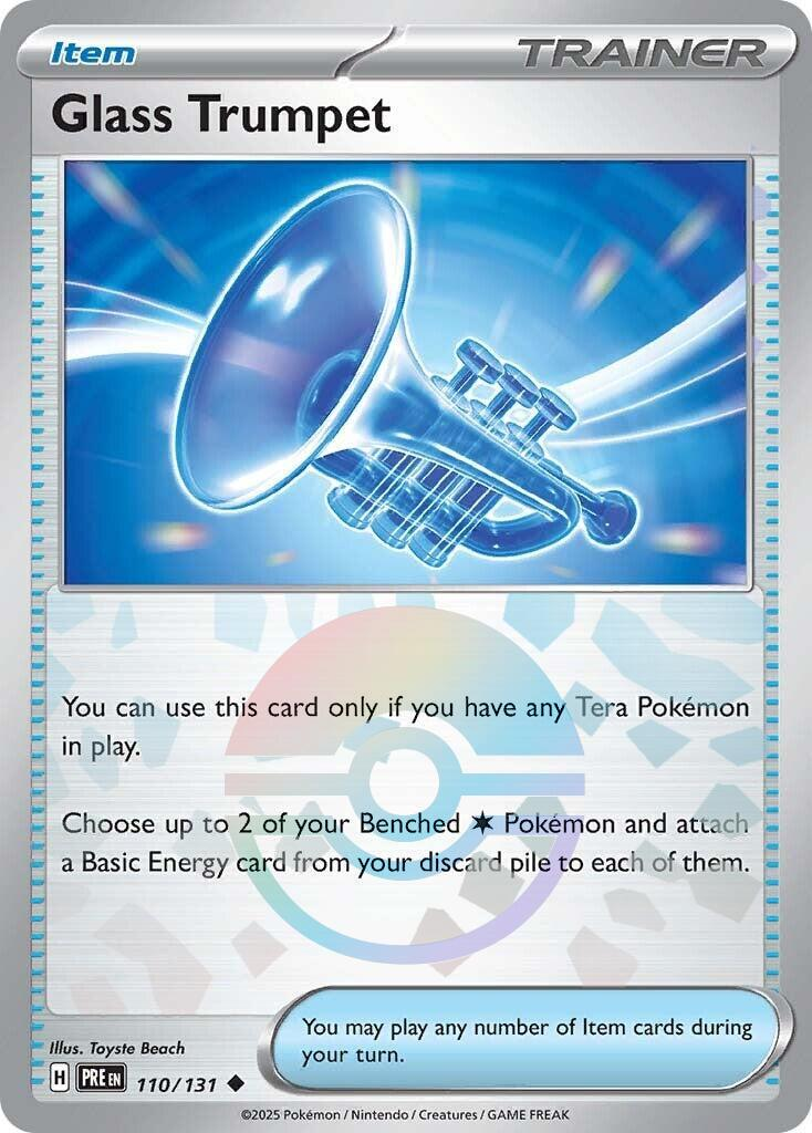 Glass Trumpet Reverse Poke Ball - Prismatic Evolutions