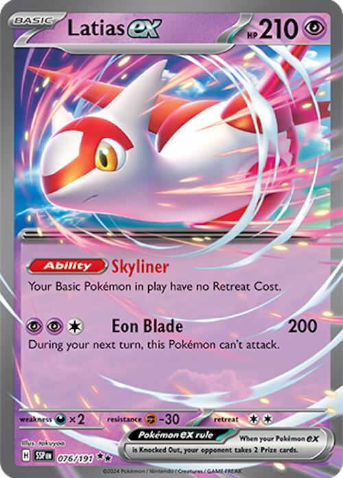 Latias EX - Surging Sparks