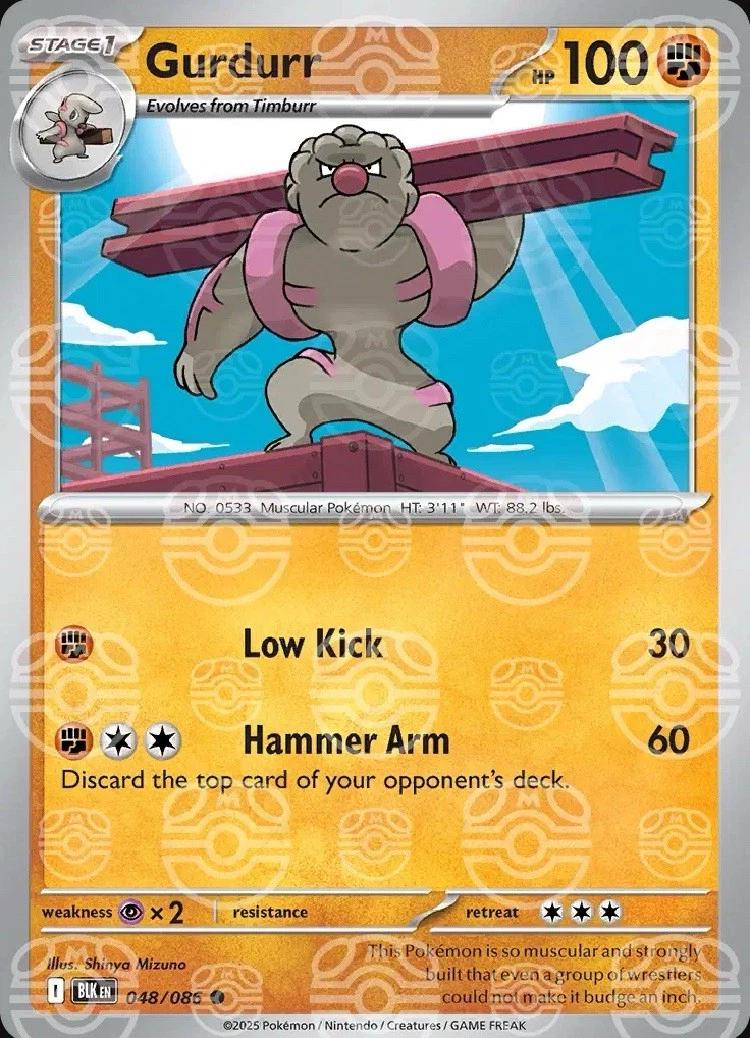 Gurdurr Master Ball - Black Bolt