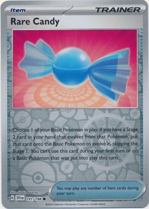 Rare Candy Reverse Holografico - Scarlet & Violet Base Set