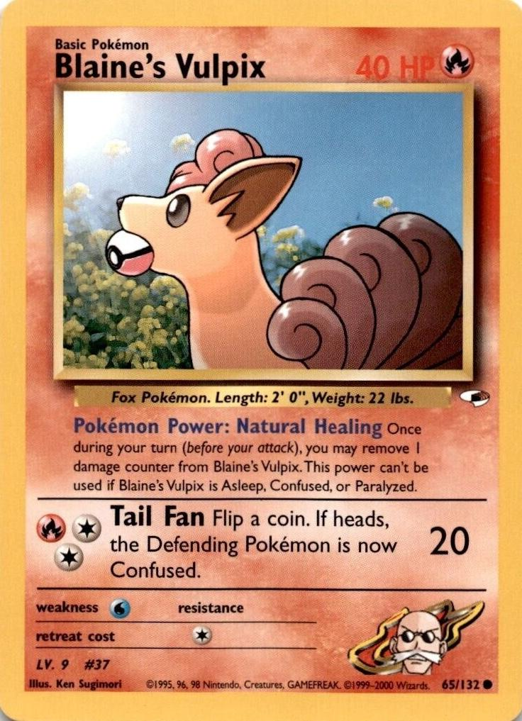 Blaine's Vulpix - Gym Heroes