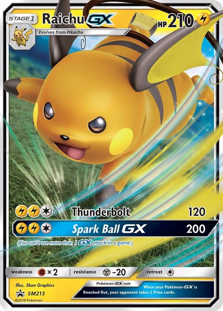 Raichu GX - Sun & Moon Promo