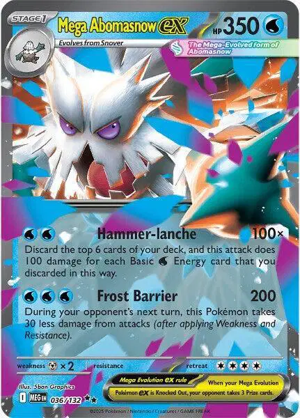 Mega Abomasnow EX - Mega Evolution