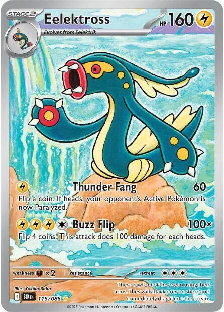 Eelektross Illustration - Black Bolt