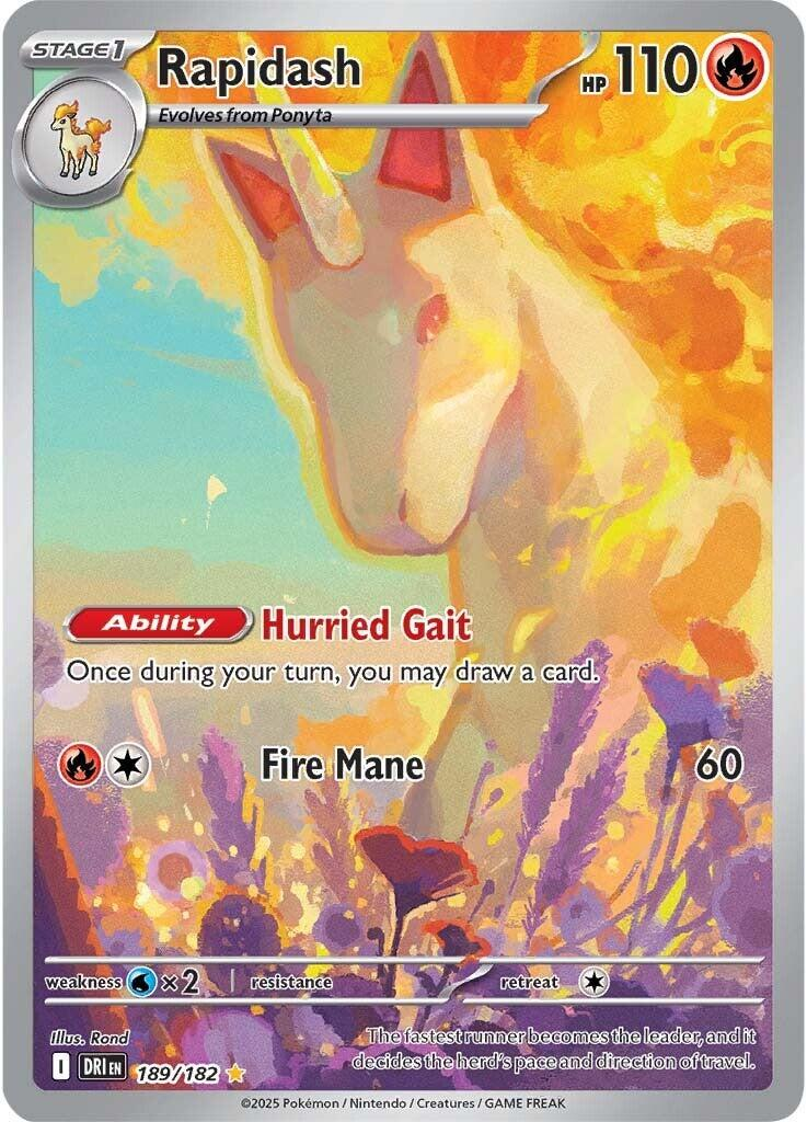 Rapidash Illustration - Destined Rivals