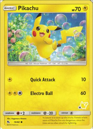 Pikachu #15 Stamped Battle Battle Academy